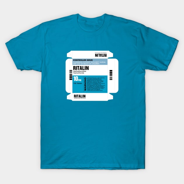 Ritalin package layout T-Shirt by drugsdesign